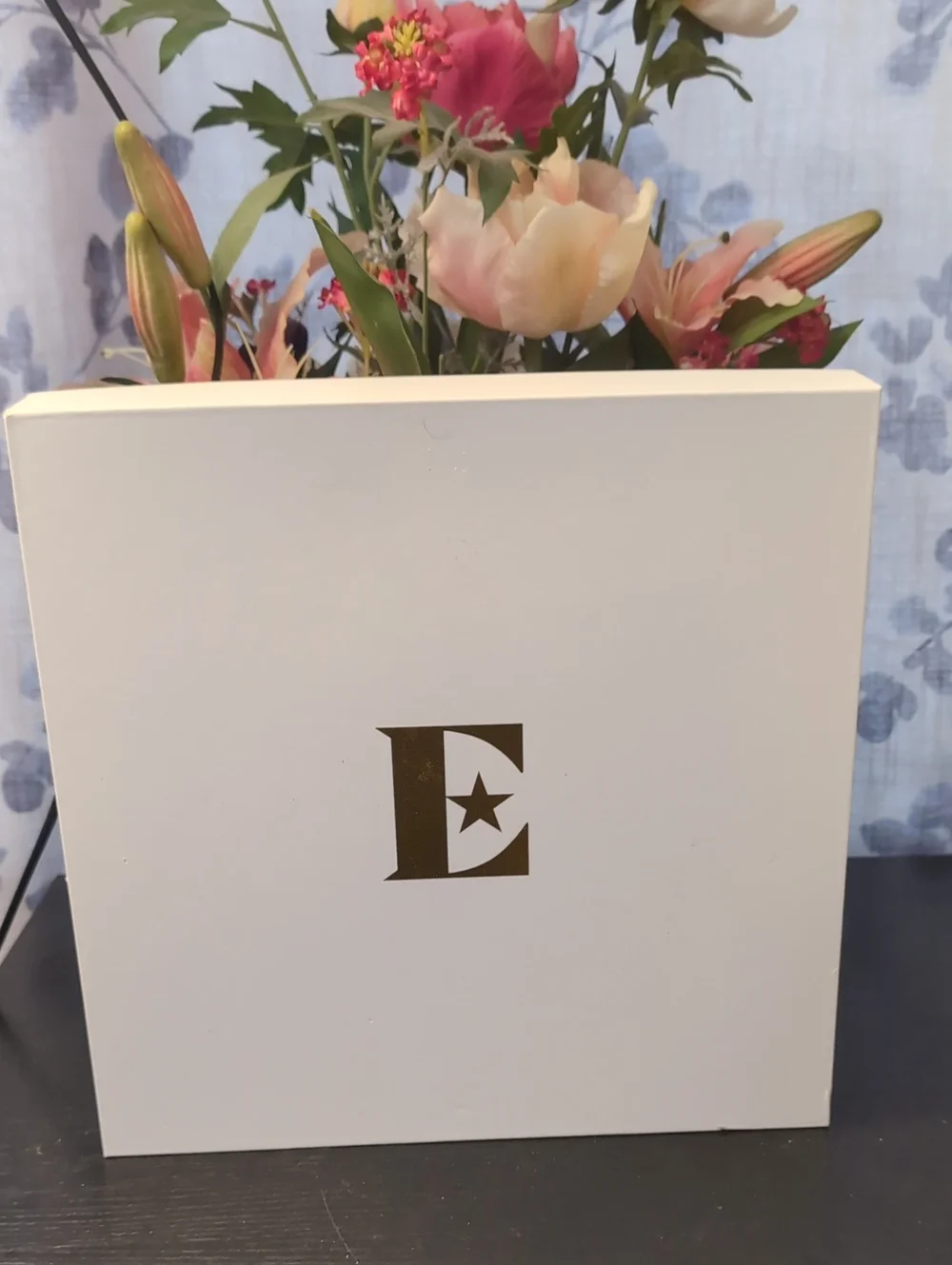 Elton John White Decorative Box with Gold Star Emblem